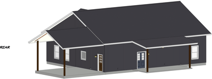 Bilbridge Barndominium House Plan (PL-200042)