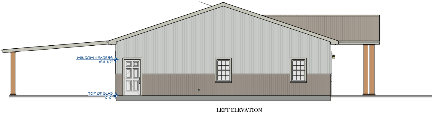 Boldbrook Barndominium House Plan (PL-101024)