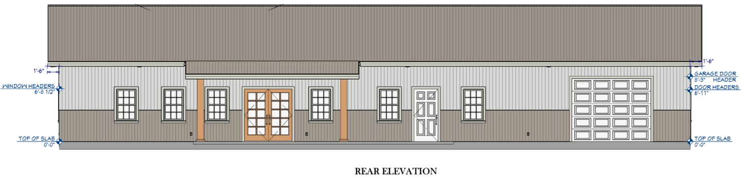 Boldbrook Barndominium House Plan (PL-101024)