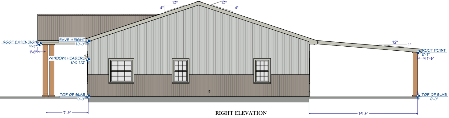 Boldbrook Barndominium House Plan (PL-101024)