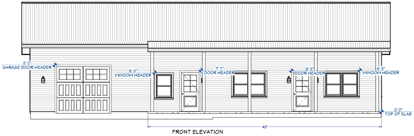 Browndale Barndominium House Plan (PL-120032)