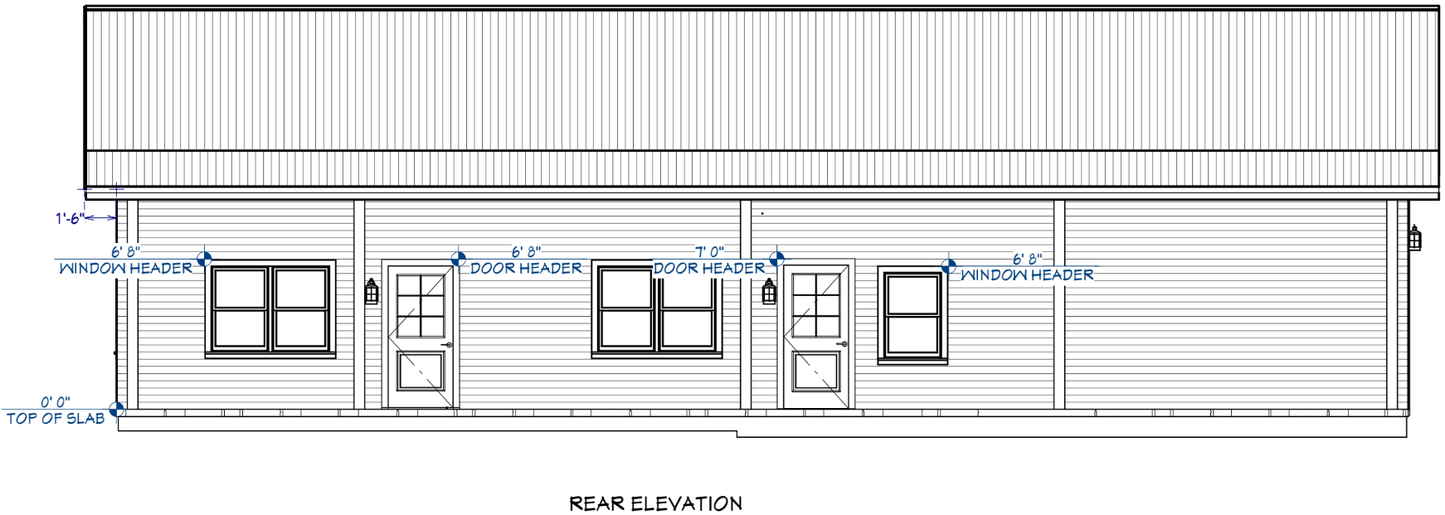 Browndale Barndominium House Plan (PL-120032)