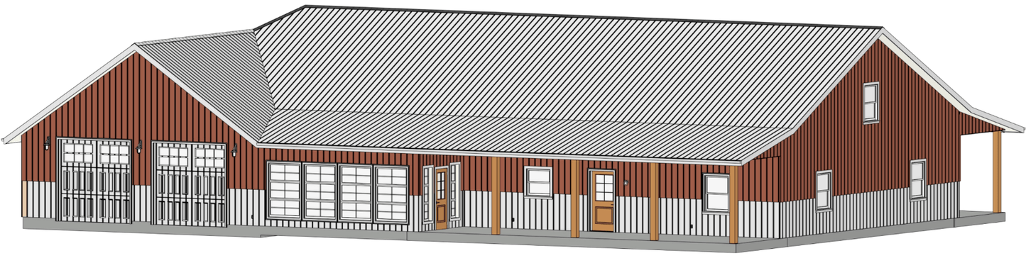 Condale Barndominium House Plan (PL-240032)