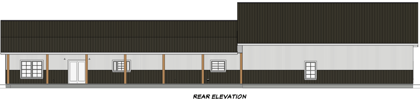Graceland Barndominium House Plan (PL-252032)