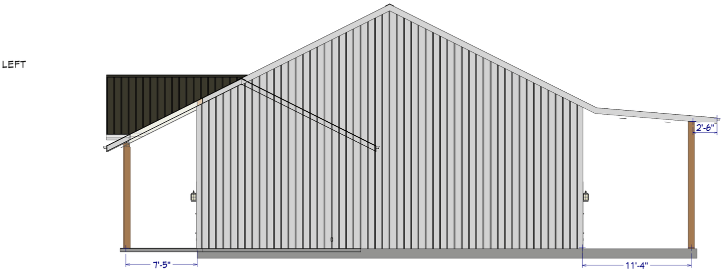 Neasewood Barndominium House Plan (PL-240052)