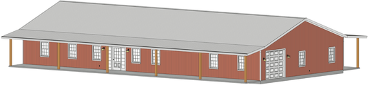Nickelfield Barndominium House Plan (PL-100824)