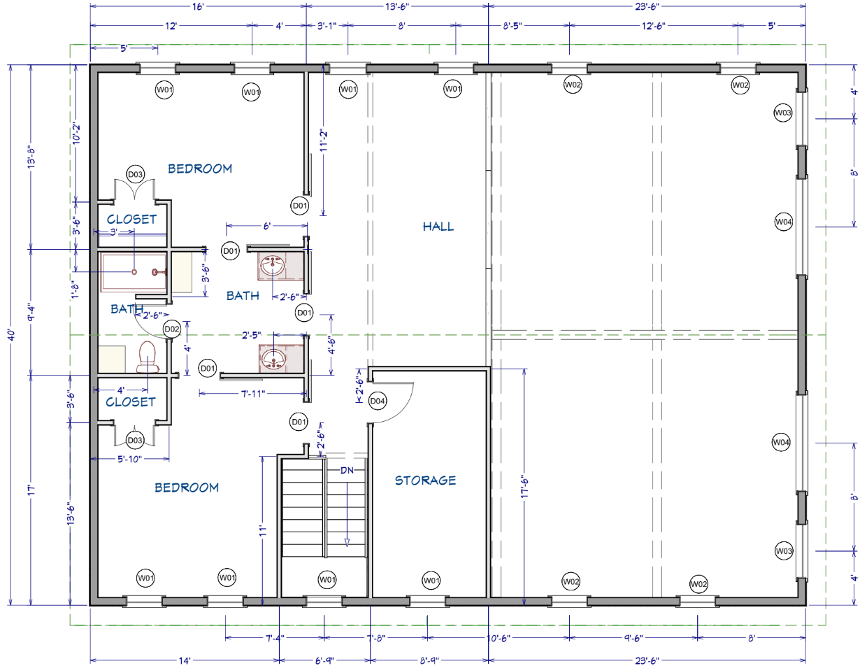 Smallwood Barndominium House Plan (PL-283042)