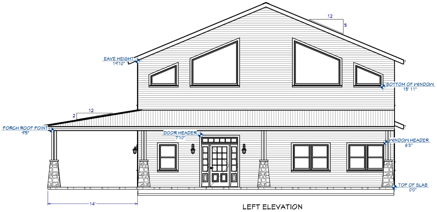 Smallwood Barndominium House Plan (PL-283042)