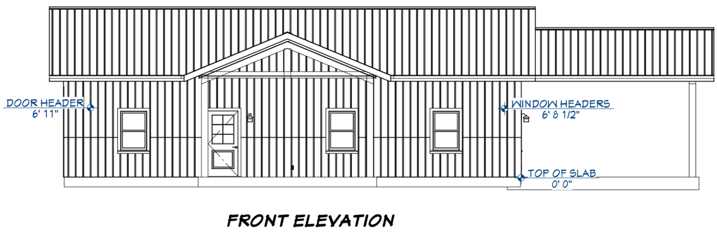 Starwood Barndominium House Plan (PL-00424)