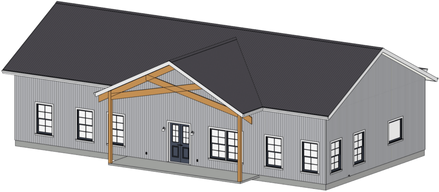 Westcove Barndominium House Plan (PL-180043)