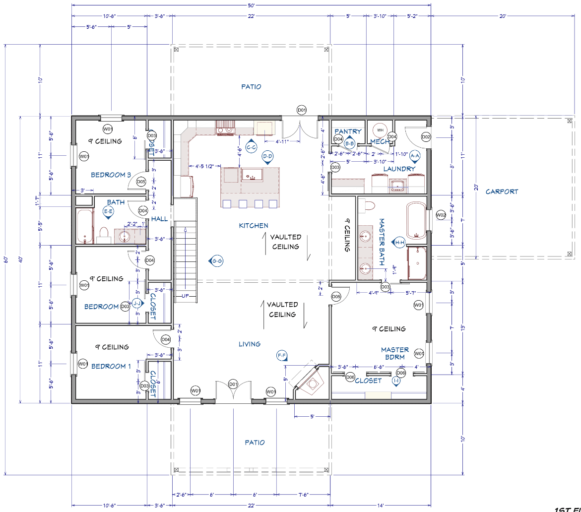 Bilbridge Barndominium House Plan (PL-200042)