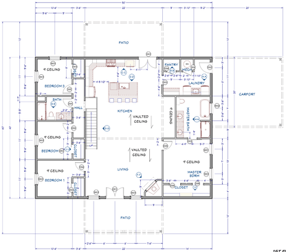 Bilbridge Barndominium House Plan (PL-200042)