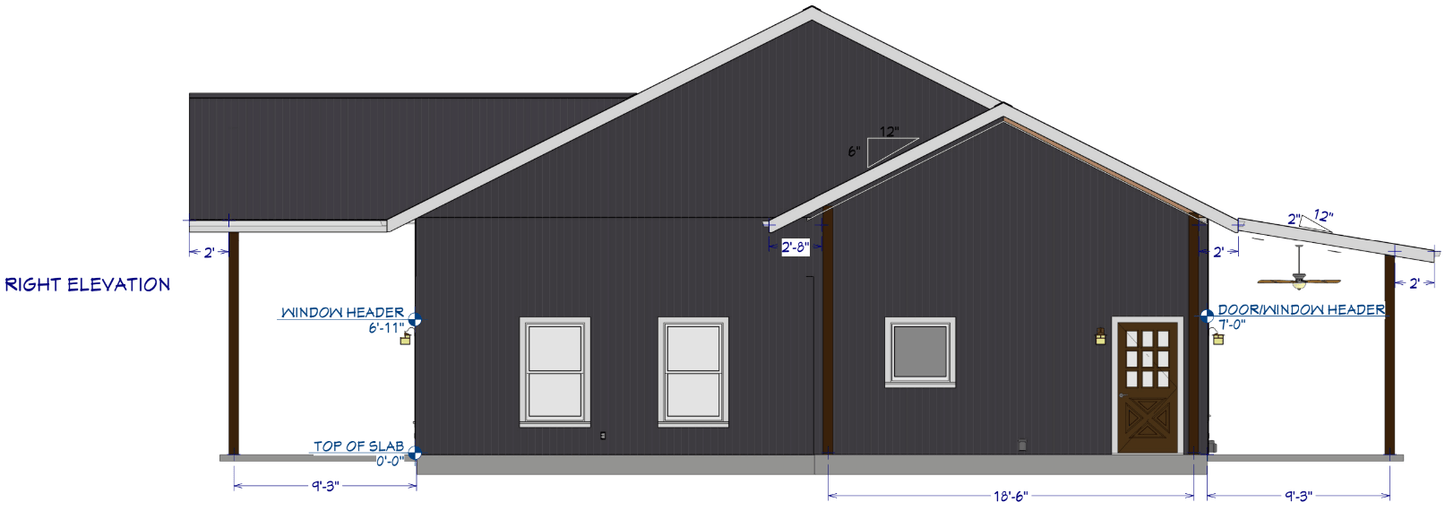 Bilbridge Barndominium House Plan (PL-200042)