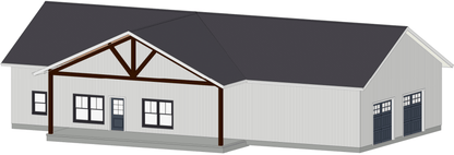 Emberwood Barndominium House Plan (PL-175932)