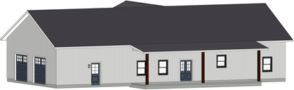 Emberwood Barndominium House Plan (PL-175932)