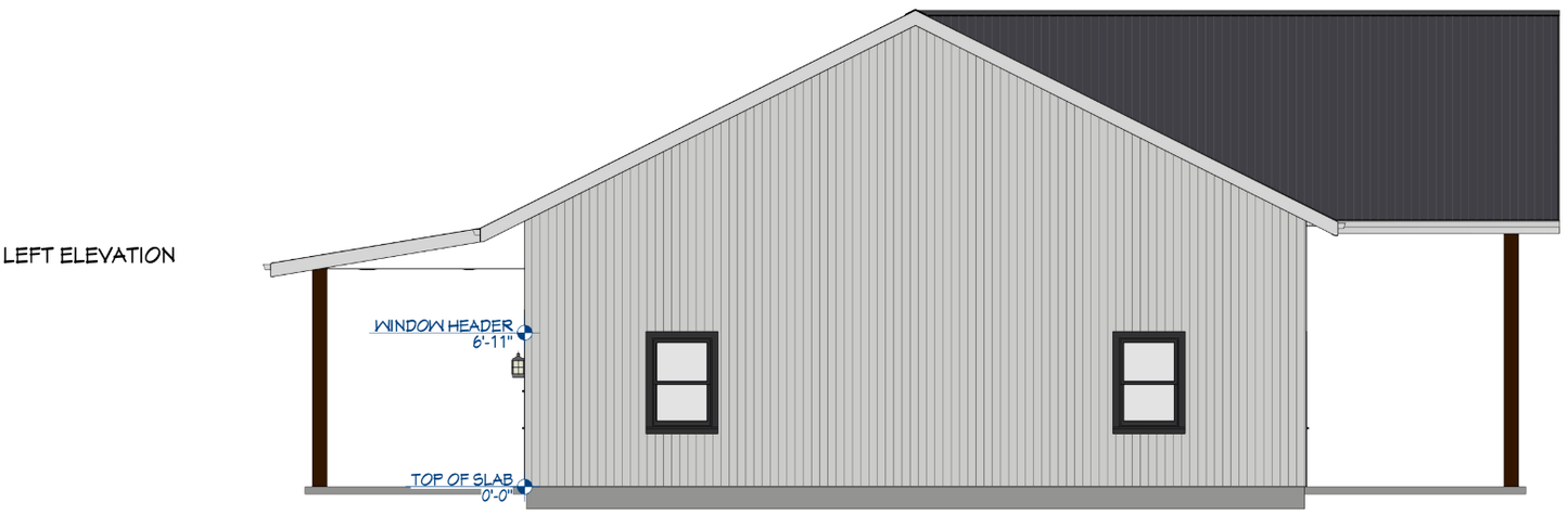 Emberwood Barndominium House Plan (PL-175932)