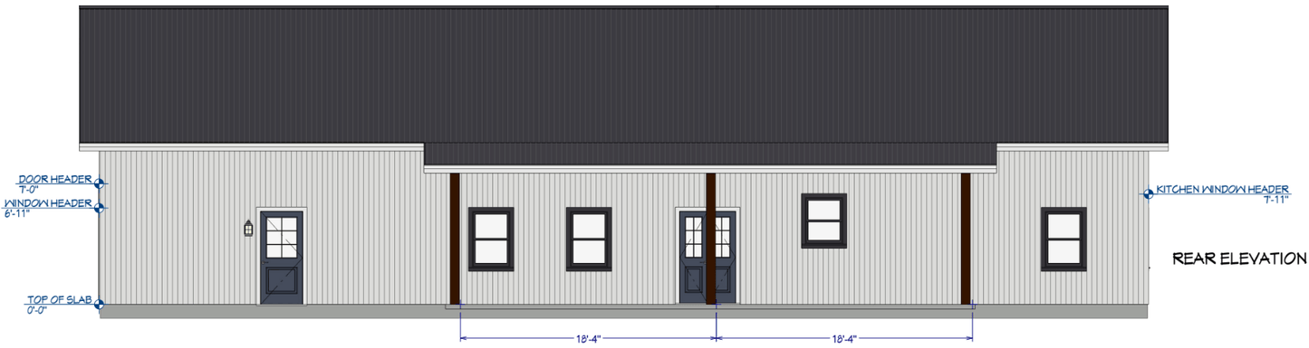 Emberwood Barndominium House Plan (PL-175932)