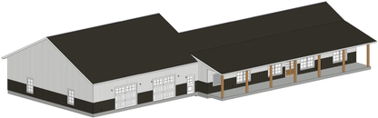 Graceland Barndominium House Plan (PL-252032)