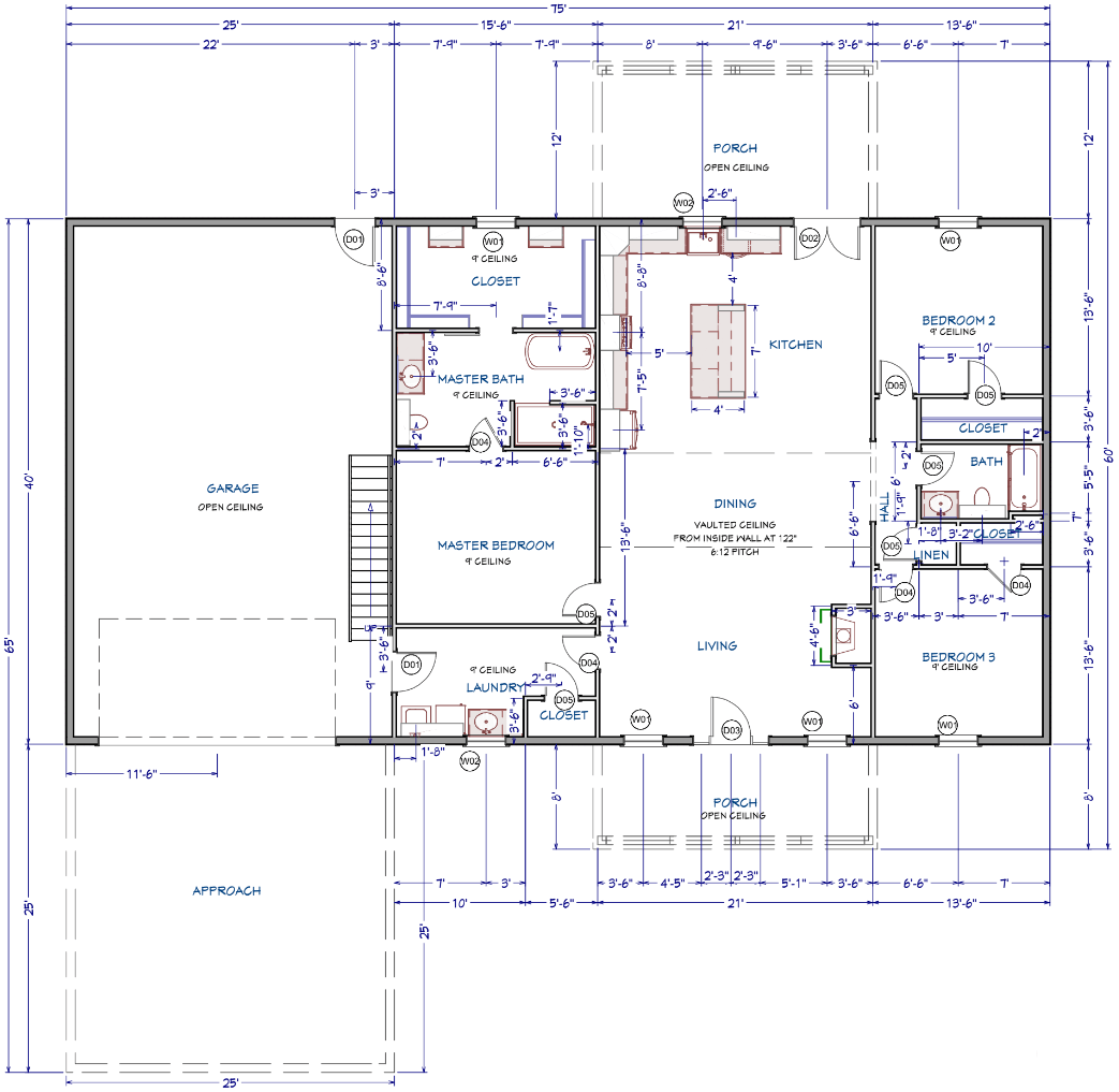 Harkenwood Barndominium House Plan (PL-200032)