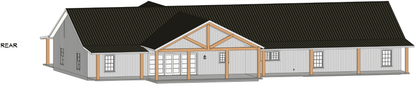 Harrison Barndominium House Plan (PL-280043)