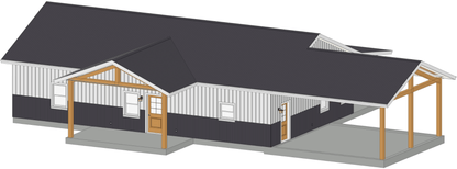 Hayfield Barndominium House Plan (PL-00324)