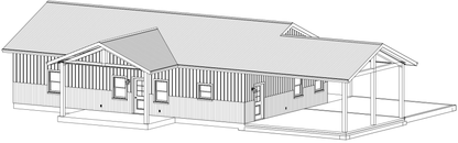 Hayfield Barndominium House Plan (PL-00324)