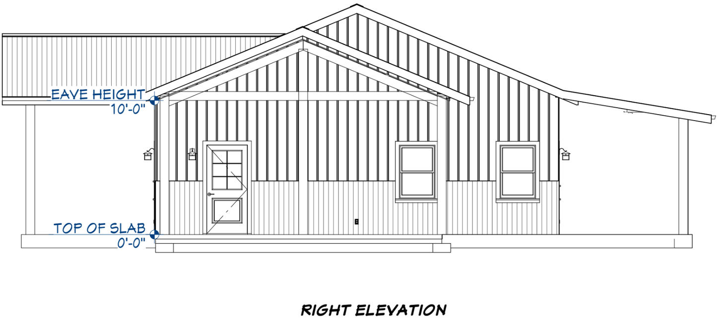 Hayfield Barndominium House Plan (PL-00324)