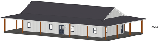 Henewood Barndominium House Plan (PL-245033)