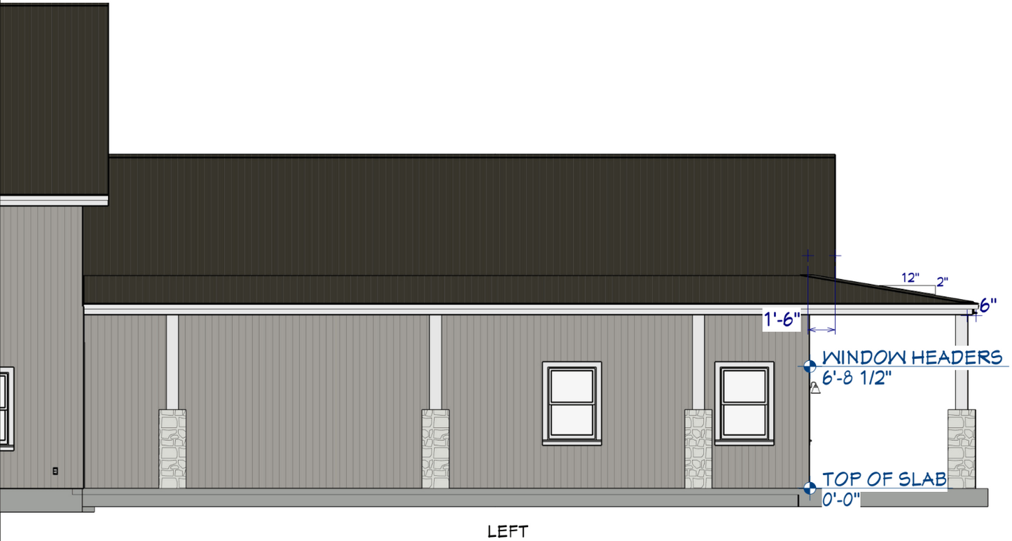 Jackstone Barndominium House Plan (PL-220124)