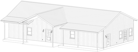 Kothewood Barndominium House Plan (PL-180022)