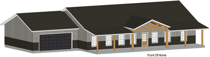 Leawood Barndominium House Plan (PL-240043)