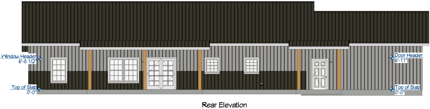 Leawood Barndominium House Plan (PL-240043)