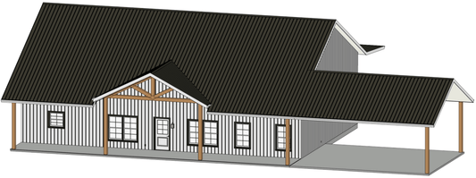 Neasewood Barndominium House Plan (PL-240052)
