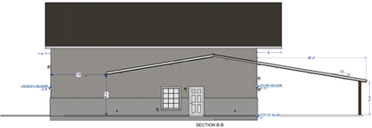 Nicholstone Barndominium House Plan (PL-101124)