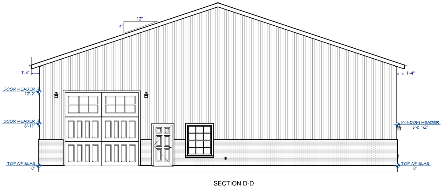 Nicholstone Barndominium House Plan (PL-101124)