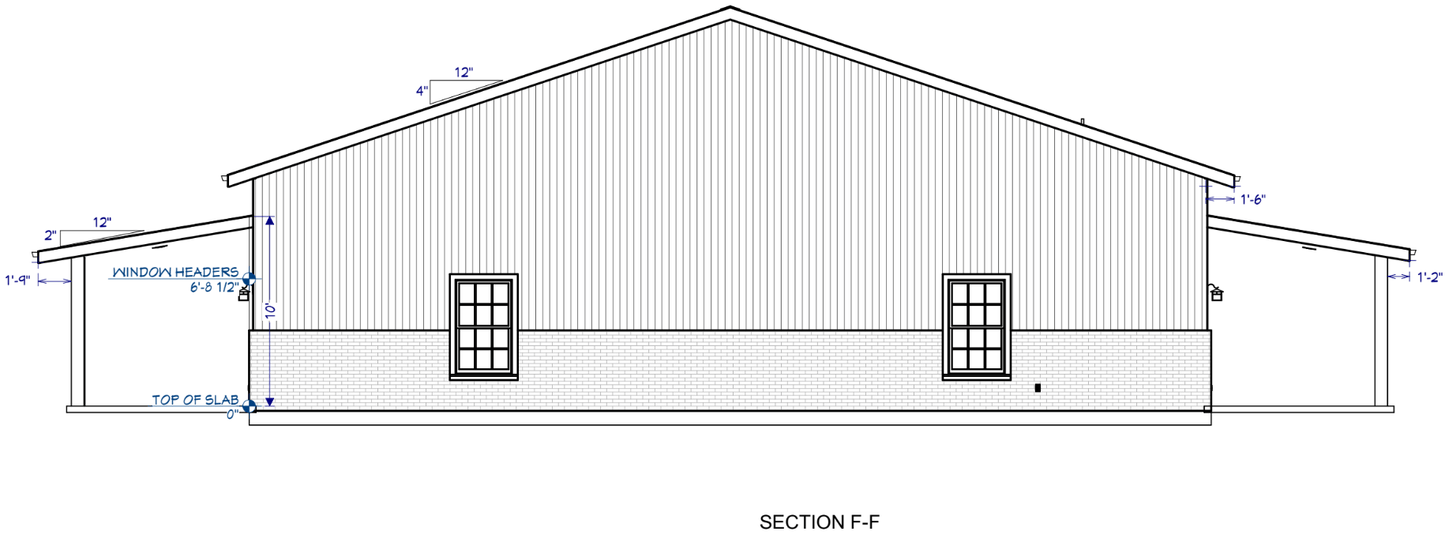 Nicholstone Barndominium House Plan (PL-101124)