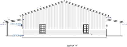 Nicholstone Barndominium House Plan (PL-101124)