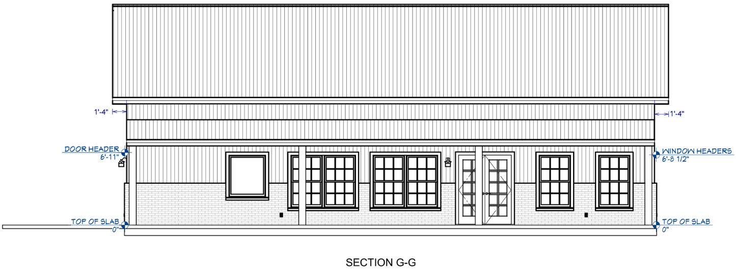 Nicholstone Barndominium House Plan (PL-101124)