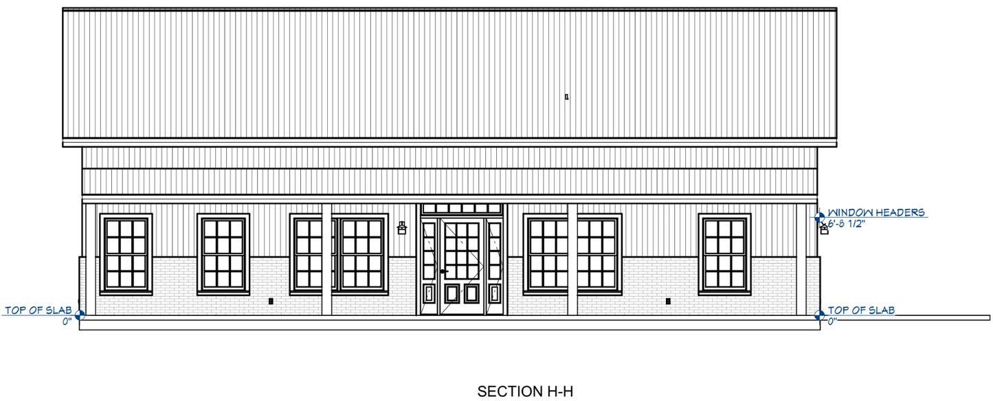 Nicholstone Barndominium House Plan (PL-101124)