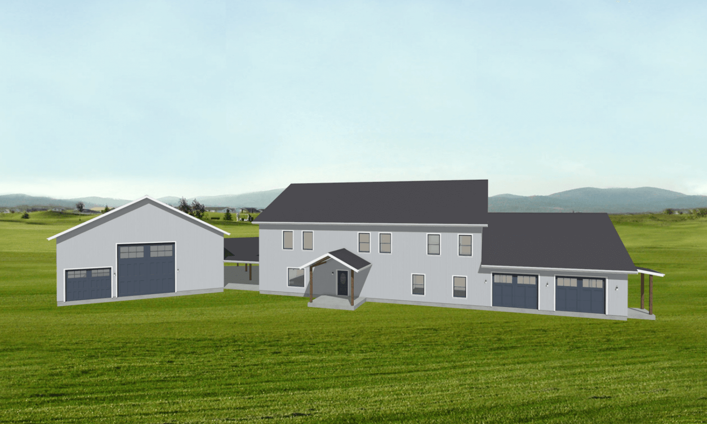 Rowley Ridge Barndominium House Plan (PL-240033)