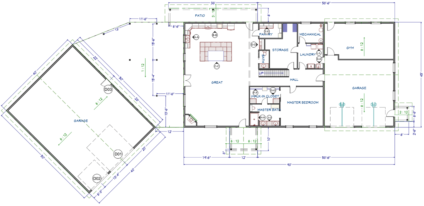 Rowley Ridge Barndominium House Plan (PL-240033)