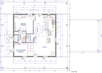 Slatemill Barndominium House Plan (PL-101224)