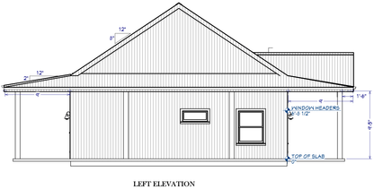 Slatemill Barndominium House Plan (PL-101224)