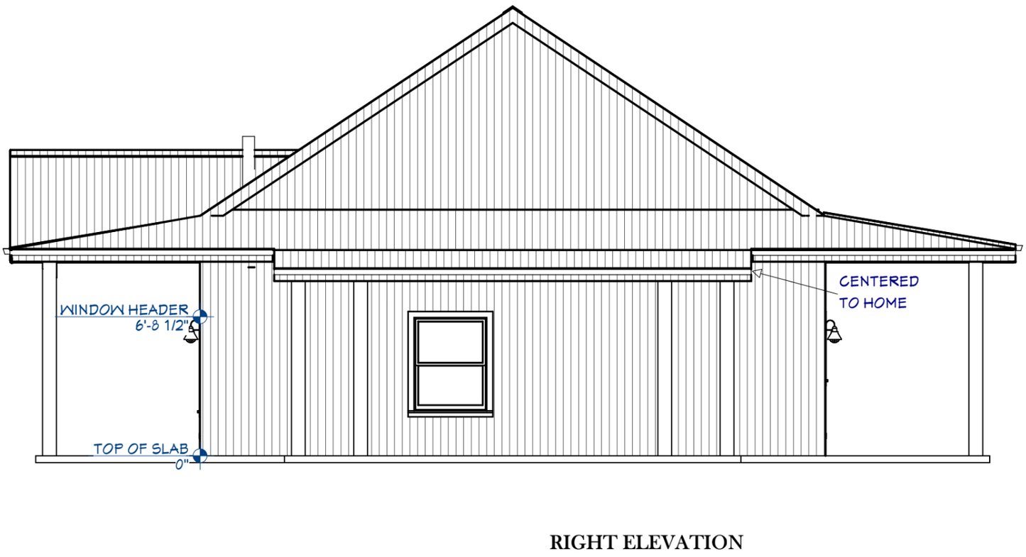 Slatemill Barndominium House Plan (PL-101224)