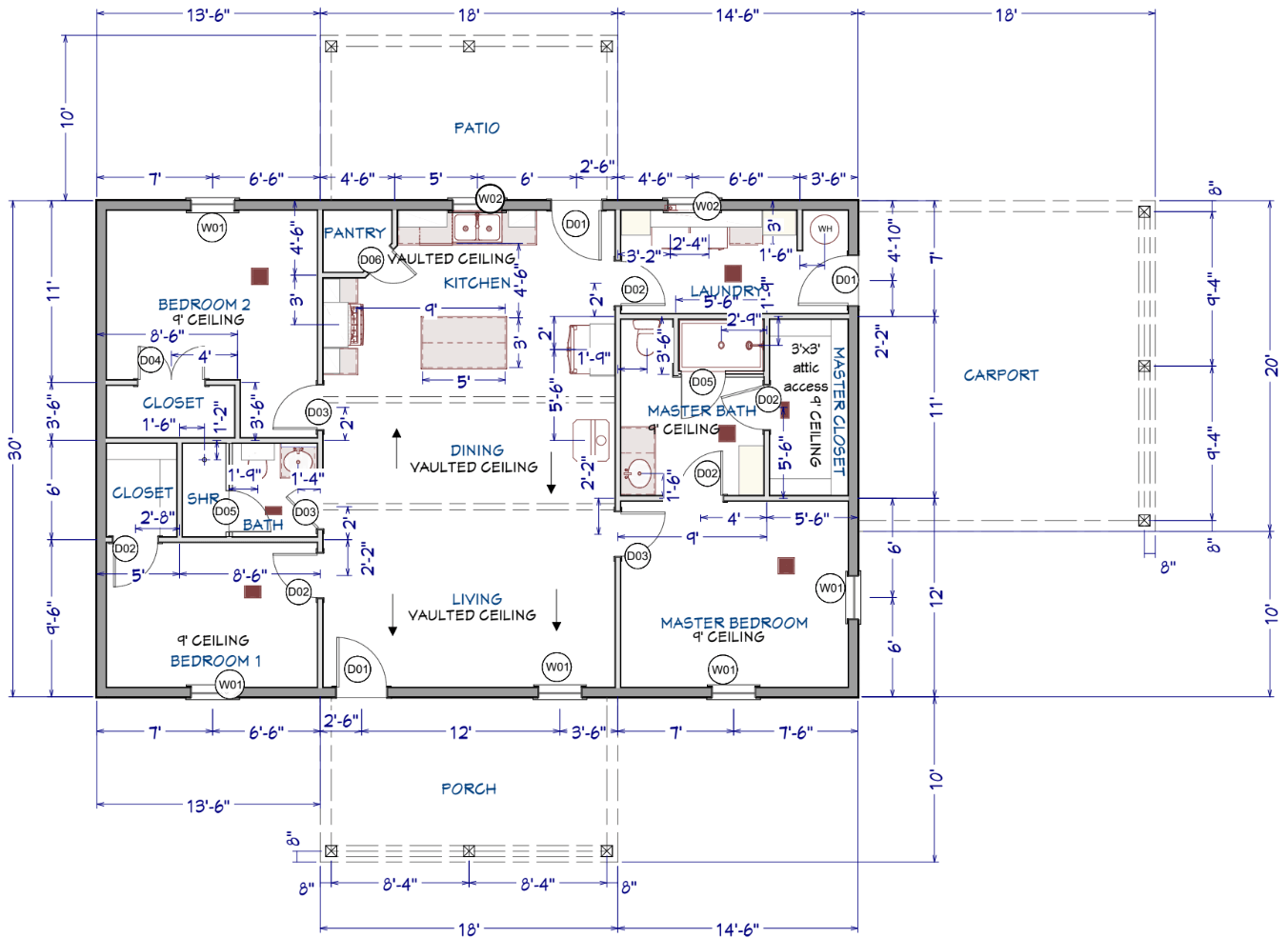 Starwood Barndominium House Plan (PL-00424)