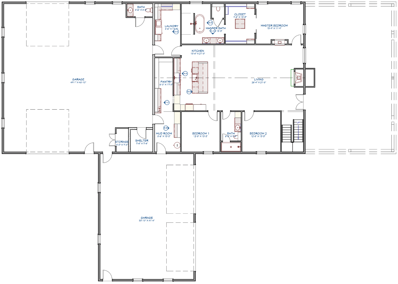 Wickham Barndominium House Plan (PL-250032)