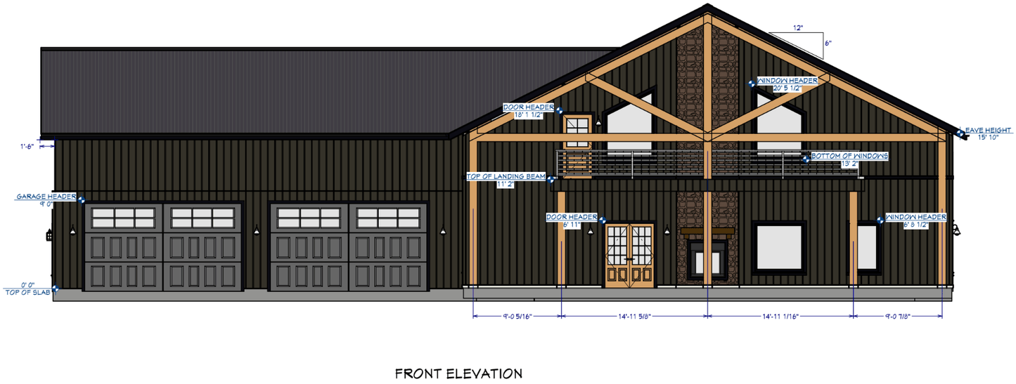 Wickham Barndominium House Plan (PL-250032)